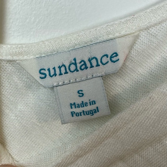 Sundance 100% Linen Long line Tank Top Size S - Picture 4 of 8